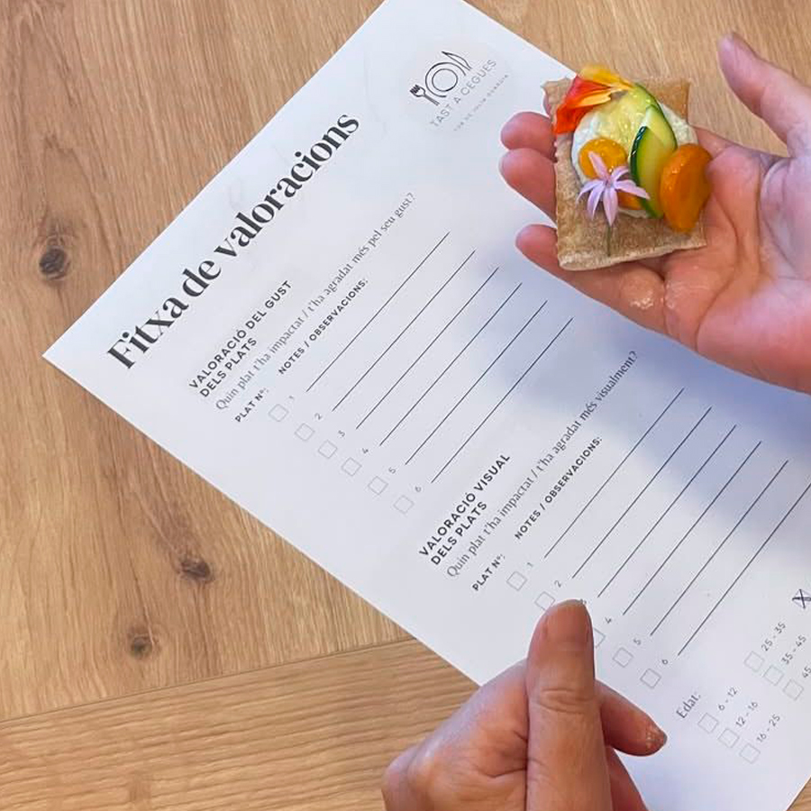 Tast a cegues: menges pels ulls o per la boca?